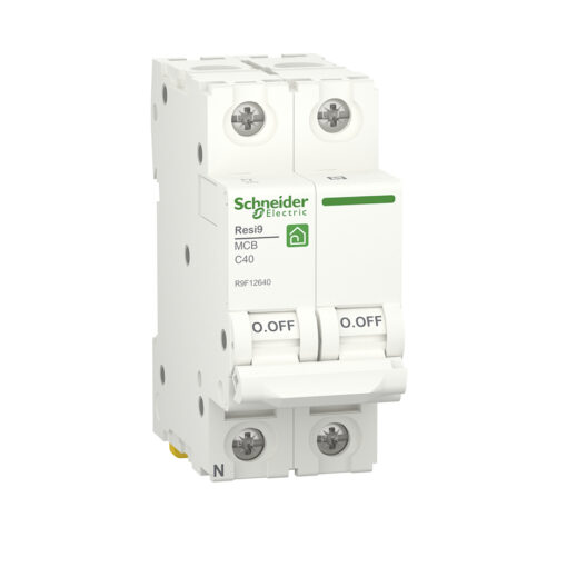 Automático magnetotérmico monofásico de vivienda RESI9 de 1P+N de 40A Schneider Electric