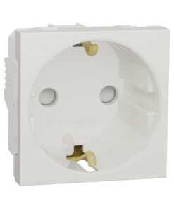 Base de enchufe Schuko New Unica Studio Blanco Polar NU303718 Schneider