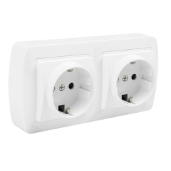 Base de enchufe doble schuko MUR66U