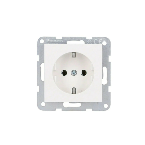 Base de enchufe schucko con tecla Panasonic Karre Plus 55