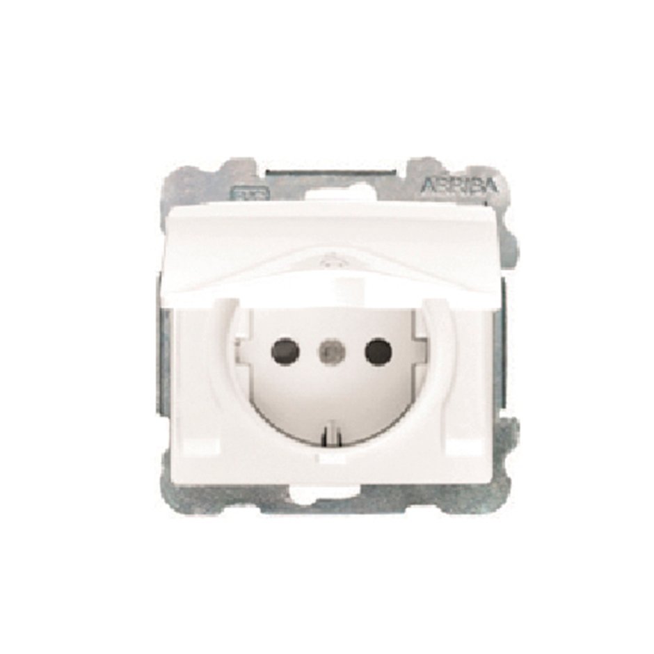 Base Doble enchufe estanco Ip65 Schuko exterior