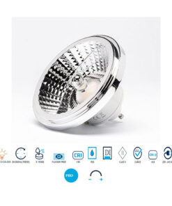 Bombilla led QR-111 GU10 regulable de 13W 3000ºK Threeline QR111N13DGU10BC36
