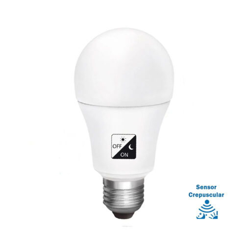 Bombilla led con sensor crepuscular