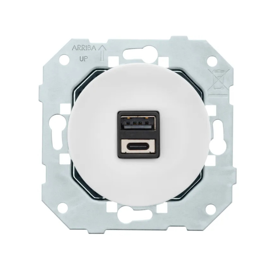 Cargador USB A+C de 20W de Fontini Dom