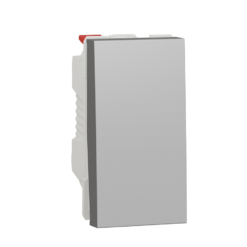 Conmutador estrecho New Unica Studio Aluminio NU310330 Schneider