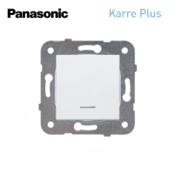 Conmutador luminoso Panasonic Karre Plus WKTT01042WH