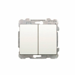 Doble conmutador estanco de empotrar BJC Iris