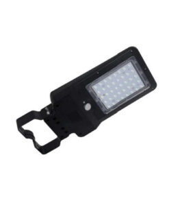 Farola led Solar 15W de cuerpo negro con detector de movimiento activado