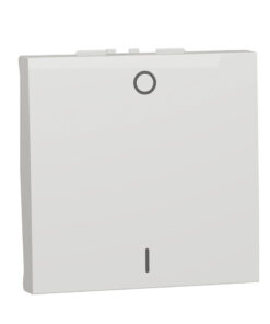 Interruptor Bipolar Ancho New Unica Studio Blanco Polar NU326218 Schneider