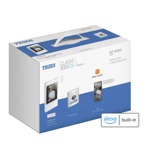 Kit manos libres unifamiliar con Classe 300EOS with Netatmo y placa exterior SFERA New Tegui