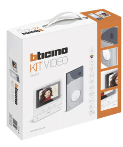 Kit vídeo 1 vivienda a 2 hilos, placa LINEA 3000 y monitor manos libres CLASSE 100 avanzado 364612