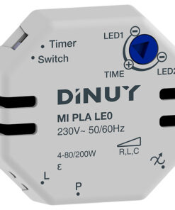 Minutero Dinuy para caja de registro a 2 hilos para lamparas led MI PLA LE0