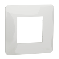 Marco de 1 elemento New Unica Studio Blanco Polar NU200218 Schneider