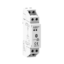 Programador Horario sin pantalla modular de 1 canal bluetooth IH DIN BW1