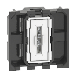 Pulsador Bticino Living NoW 10 AX-250 Vca de 2 módulo K4005M2A