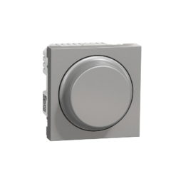 Regulador Led universal giratorio Wiser Aluminio NU351830 Schneider