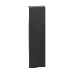 Tapa ciega dark Bticino Living Now de 1 módulo KG00
