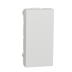 Tapa ciega estrecha New Unica Studio Blanco Polar NU986518 Schneider