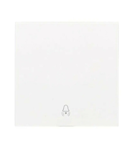 Tecla blanca con símbolo de campana Panasonic Karre Plus 55 WDTR00191WH