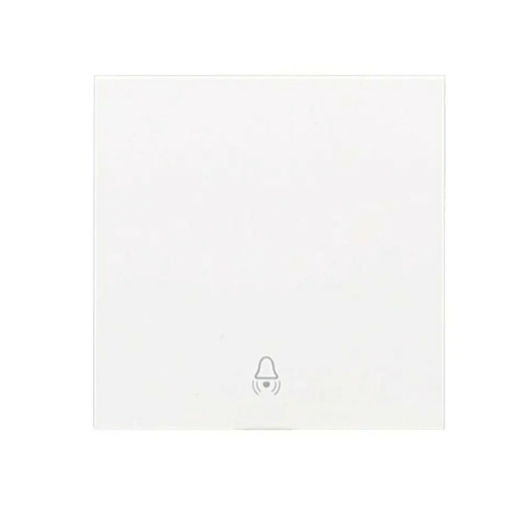Tecla blanca con símbolo de campana Panasonic Karre Plus 55 WDTR00191WH