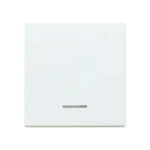 Tecla blanca con visor para el interruptor, conmutador y interruptor bipolar Panasonic Karre Plus 55 WDTR00561WH