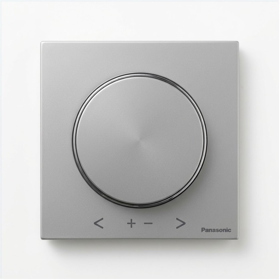 Tecla en plata para el Regulador de intensidad giratorio Panasonic Karre Plus 55 WDTR05201SL