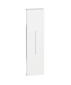 Tecla iluminable blanco de 1 módulo Bticino Living Now KW01