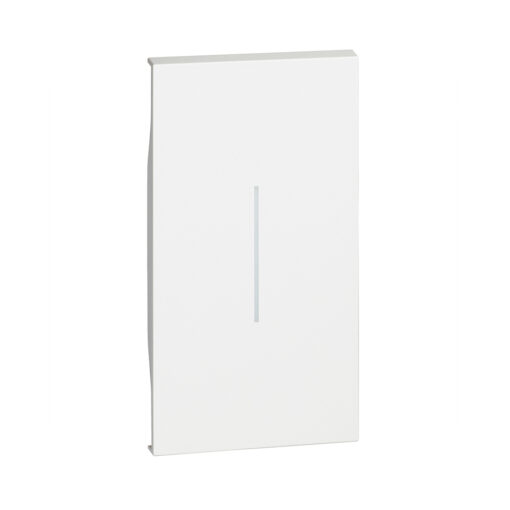 Tecla iluminable blanco de 2 módulo Bticino Living Now KW01M2