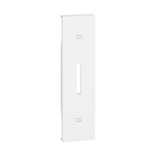 Tecla iluminable blanco para conmutador de persiana de 1 módulo Bticino Living Now KW06