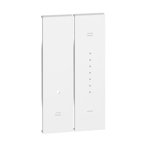 Tecla iluminable blanco para regulador de luz Bticino Living Now KW19