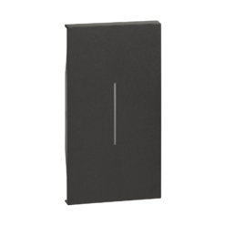 Tecla iluminable dark de 2 módulo Bticino Living Now KG01M2