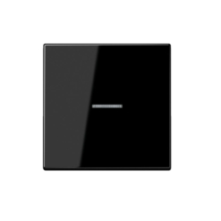 Tecla interruptor con visor en negro Jung LS 990. Ref: LS990KO5SW