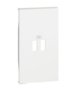 Tecla para el doble cargador USB blanco Bticino Living Now KW12C