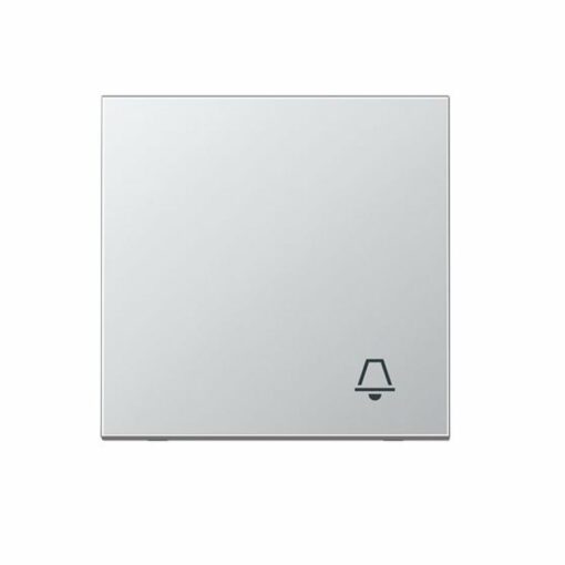 Tecla pulsador de timbre en aluminio Jung LS 990. Ref: AL2990K