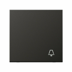Tecla pulsador de timbre en antracita Jung LS 990. Ref: AL2990KAN