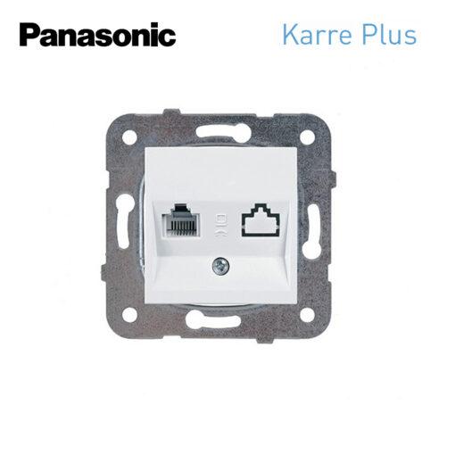 Toma de datos RJ45 Cat. 6 Panasonic Karre Plus WKTT04052WH