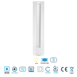 Tubo de led 2G11 de19W en 4000 ºK de Threeline PLL19WBN