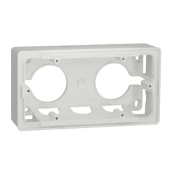Zócalo de superficie de 2 elementos New Unica Studio Blanco Polar NU800418 Schneider