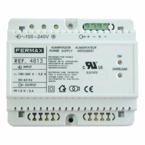 Alimentador DIN6 240Vac 12Vdc 2A Fermax 4813