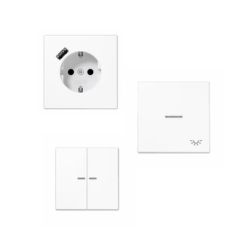 Teclas Jung LS 990 blanco alpino mate
