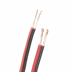 Cable audio paralelo rojo y negro