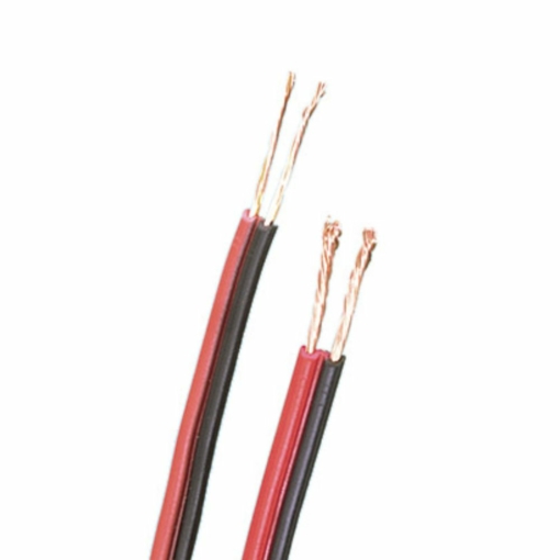 Cable audio paralelo rojo y negro