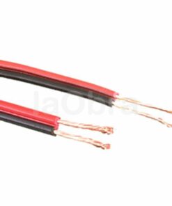 Cable audio paralelo rojo negro