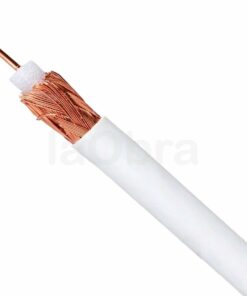 Cable coaxial para antena Televes blanco