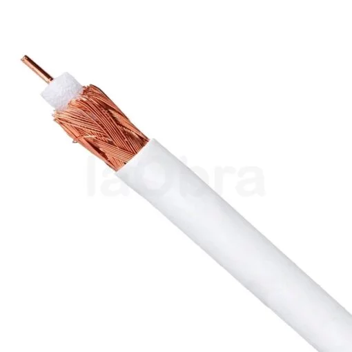 Cable coaxial para antena Televes blanco