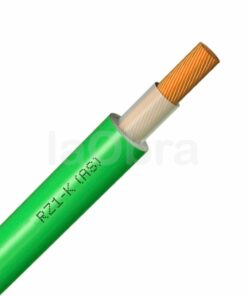 Cable eléctrico unipolar libre halógenos verde RZ1-K