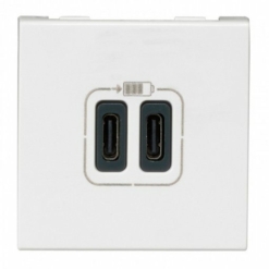Cargador doble USB Legrand Mosaic