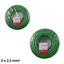 Manguera eléctrica libre halógenos 5 x 2.5 mm²