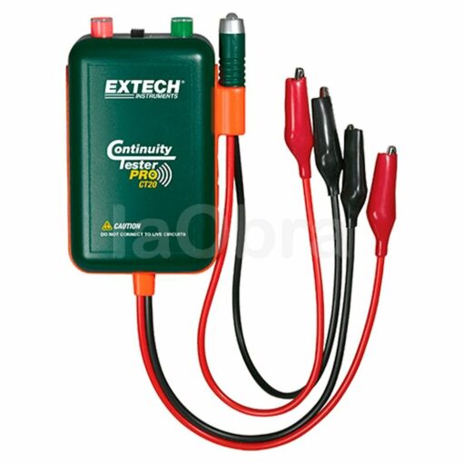 Comprobador continuidad polaridad Extech CT20