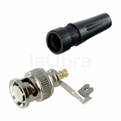 Conector BNC macho para atornillar